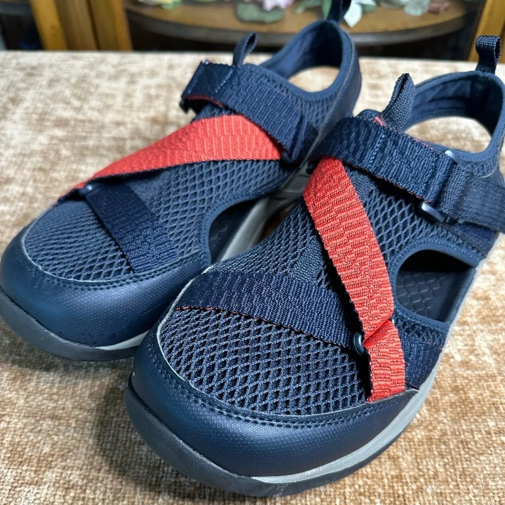 Ozark Trails Blue/Red Open Toe Sandals/Shoes Size 13